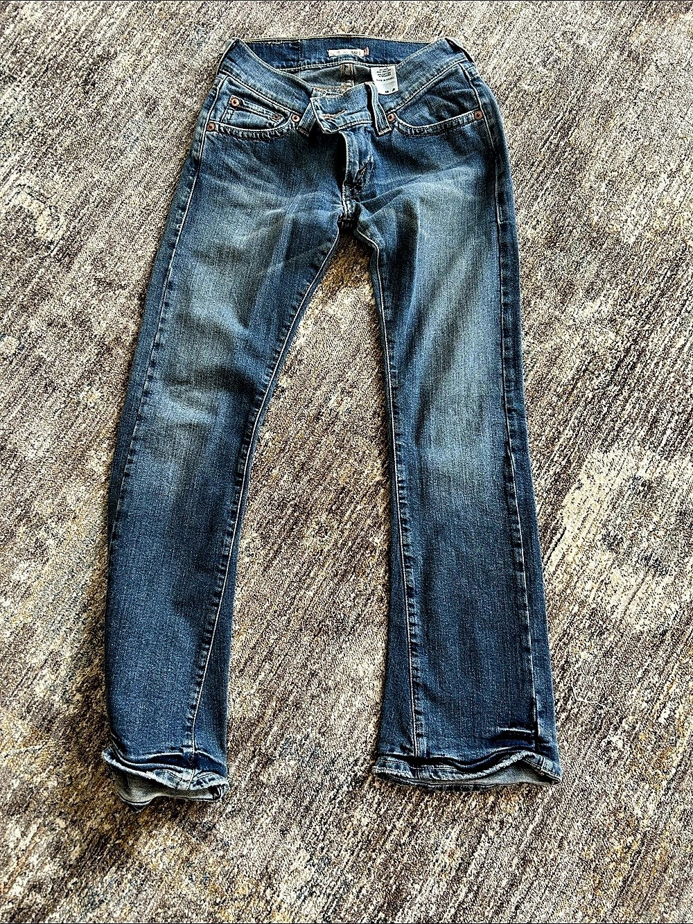 Levi'Small 501 Skinny Jeans in Blue Size Small